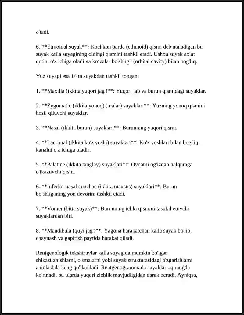 KALLA SUYAKLARINING RENTGENANATOMIYASI 4