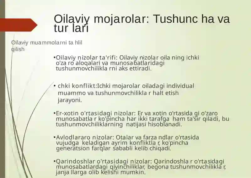 Konflikt va uningturlari 4