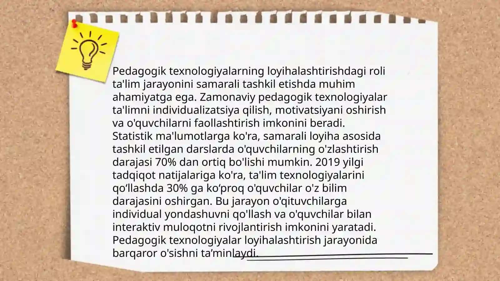 Maktabgacha ta'limda o'quv faoliyatini loyihalash usullari 4