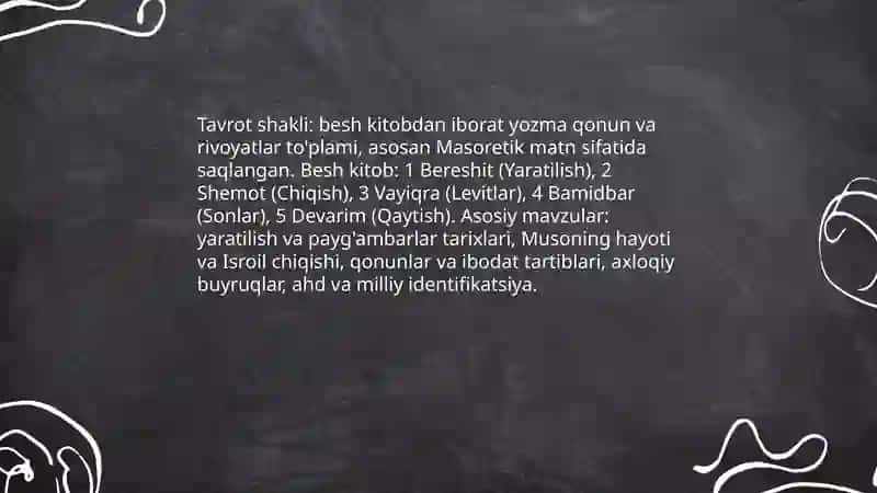 Yaxudiylik talimoti va muqaddas kitobi 4
