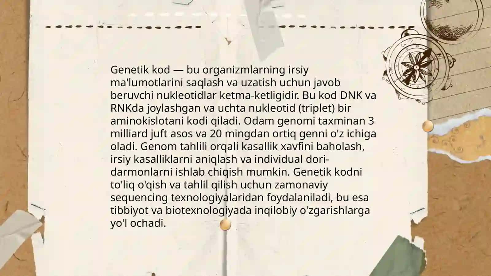 Inson genomi. Genomika va genom tibbiyotining istiqbollari 4