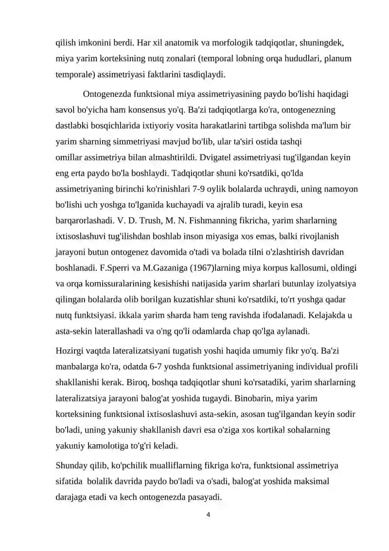 Amaliy psixologiya - Tafakkur va bosh miyaning assimetriyasi 4