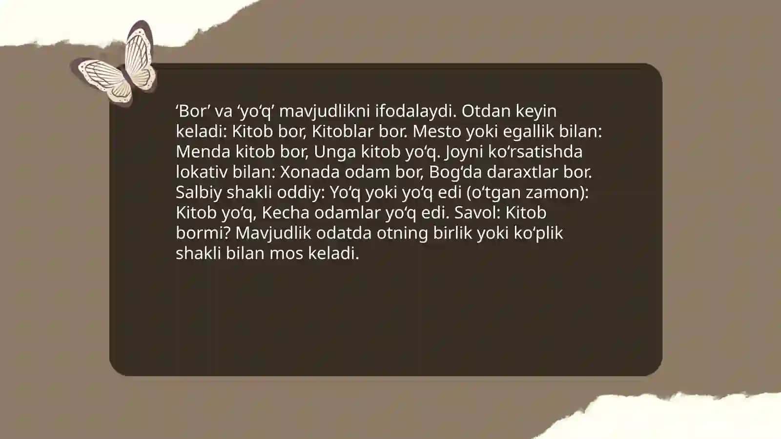 Otlarning analitik shakllari 4
