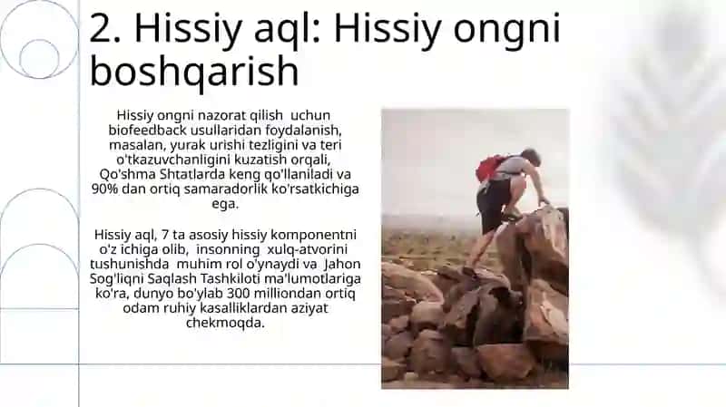 Shaxsning hissiy-irodaviy sohasi:hissiyot, qiziqish,emotsiya, affekt 4
