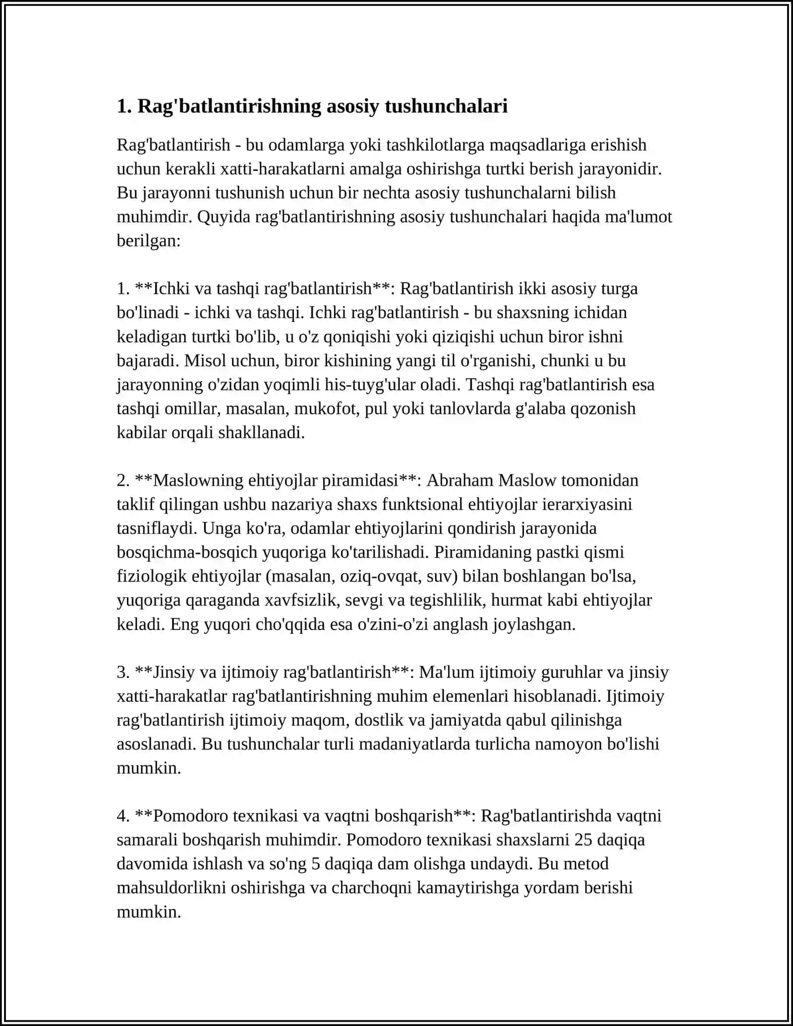 RAG'BATLANTRISH: RAG'BATGA EHTIYOJ, RAG'BATLANTIRISH MODELLARI VA STRATEGIYALARI 4