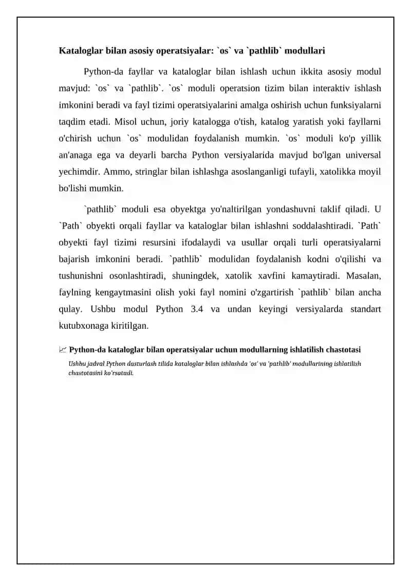 Python-dagi kataloglar va fayllar bilan ishlash 4
