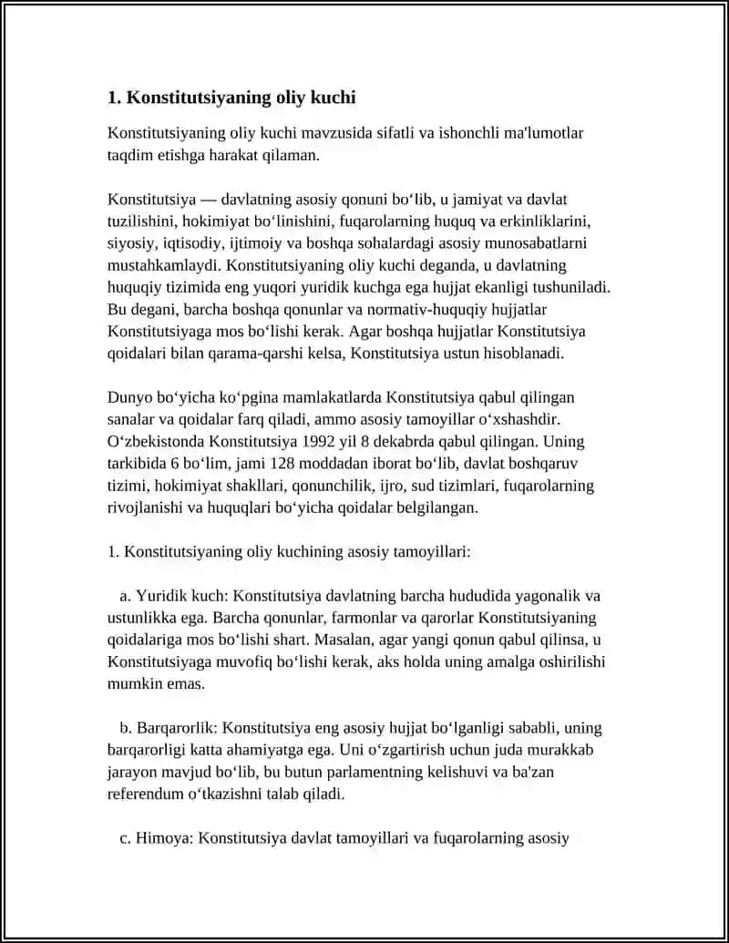 O'ZBEKISTON RESPUBLIKASI KONSTITUTSIYASINING ASOSIY PRINSIPLARI 4