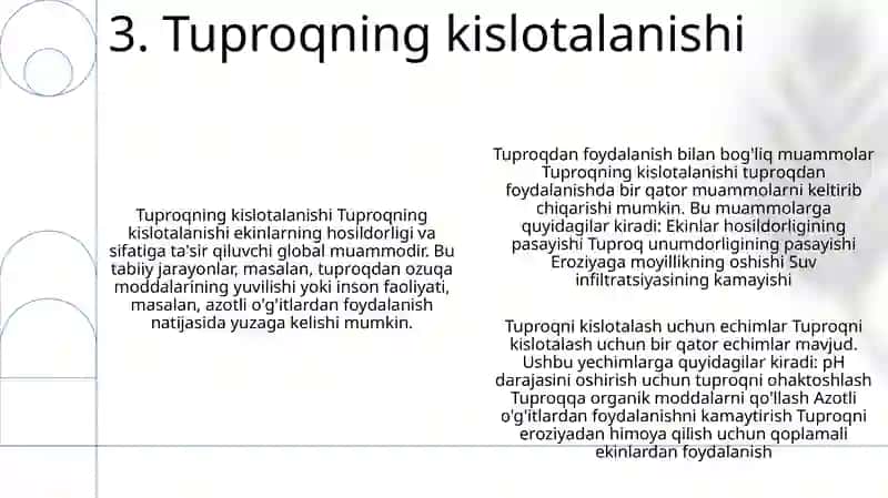 Dunyo Tuproqlaridan Foydalanishdagi Muammolar 4
