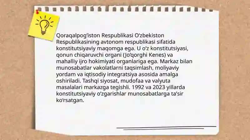 Mustaqillik yillarida Qoraqalpog’iston respublikasi 4