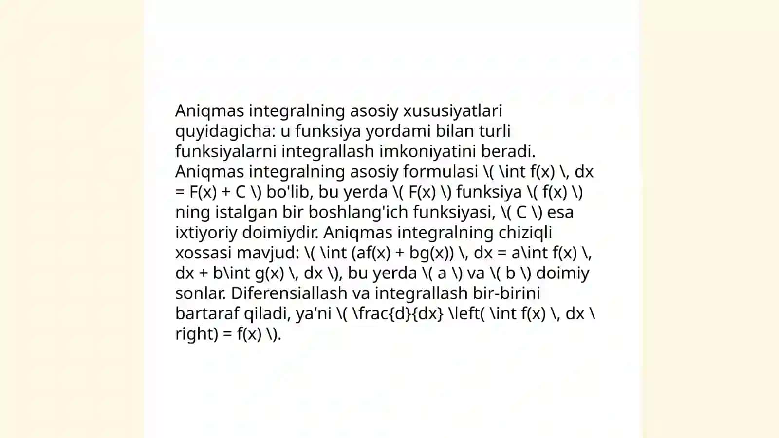 Aniqmas integral 4
