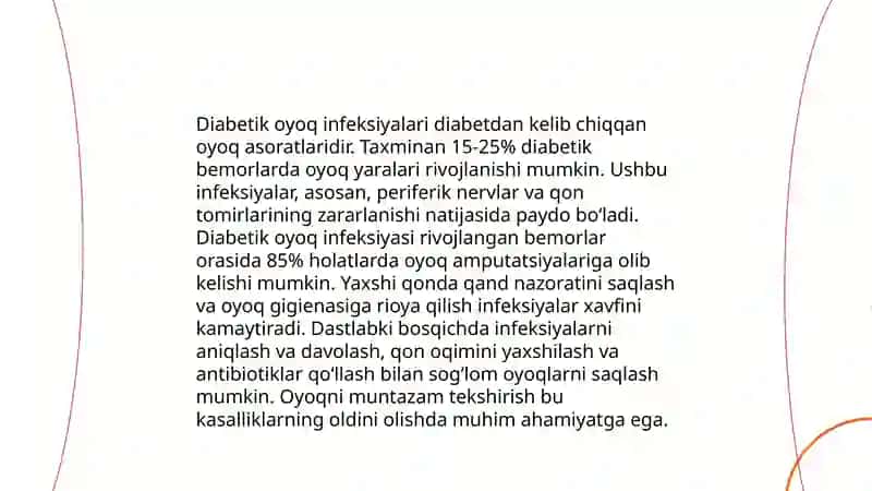 Qandli diabetli bemorlarda yumshoq toʻqimalar xirurgik infeksiyasini davolash usullari 4