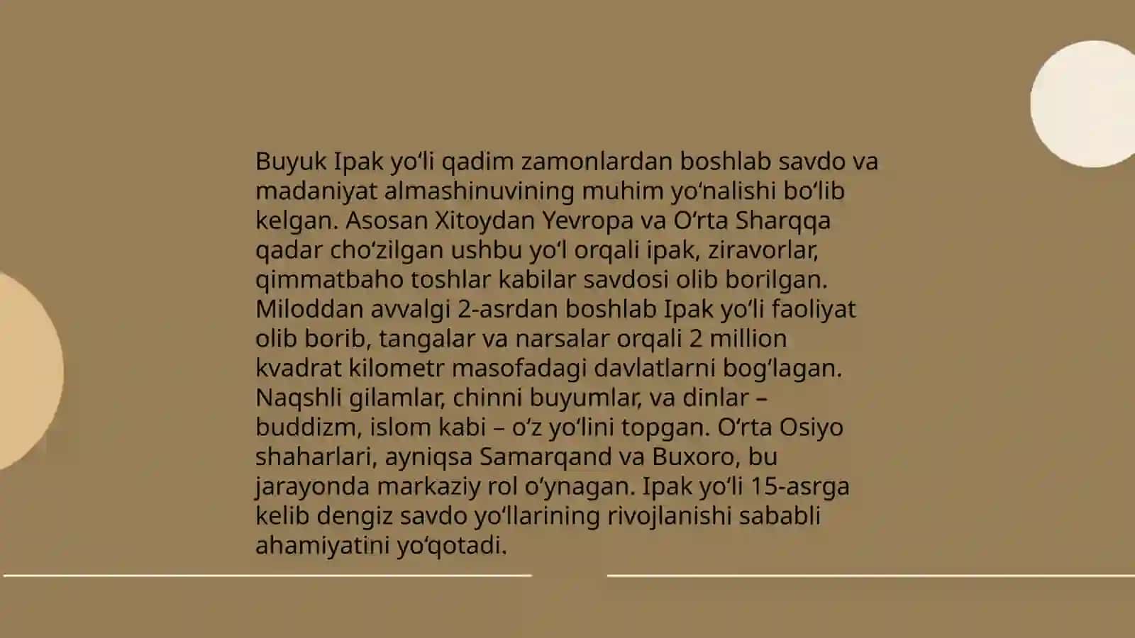 Oʻzbekiston va johon jamiyati 4
