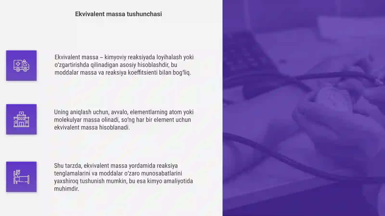 QAYTARUVCHINING EKVIVALENT MASSASINI ANIQLASH 4