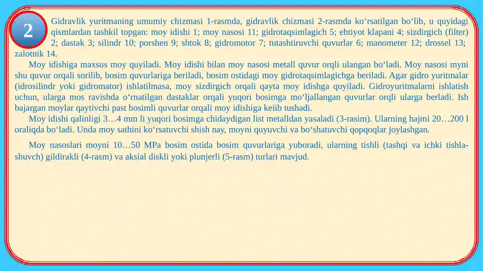 Gidravlik va pnömatik yuritma 4