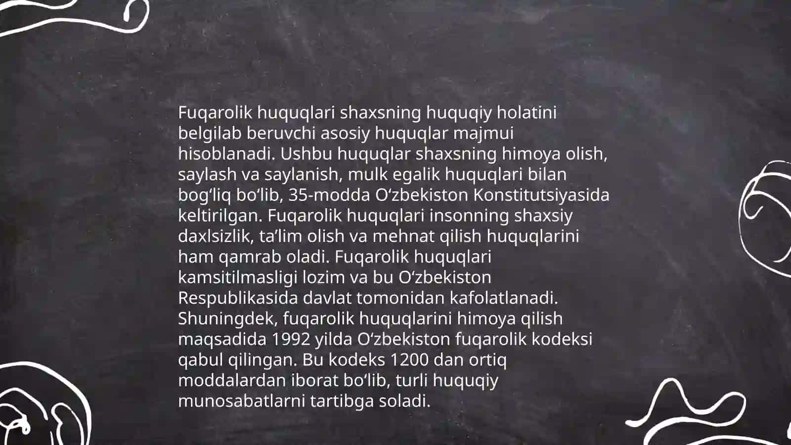 Inson va huquq xizmat yozishmalari 4
