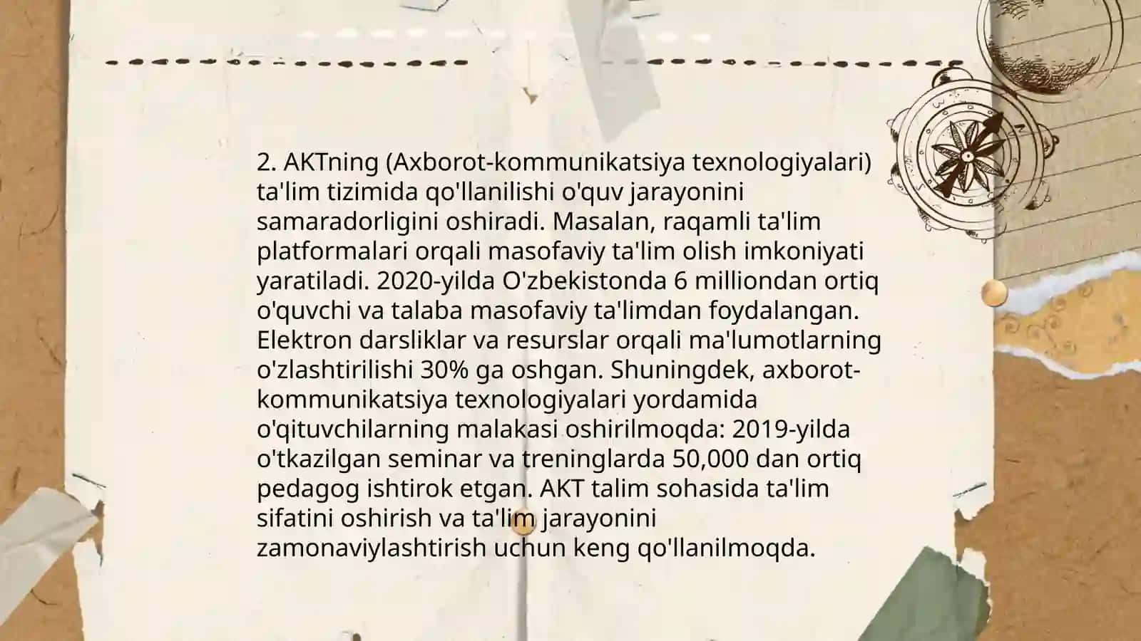 Axborot kommunikatsiya texnologiyalarining roli va ahamiyati 4