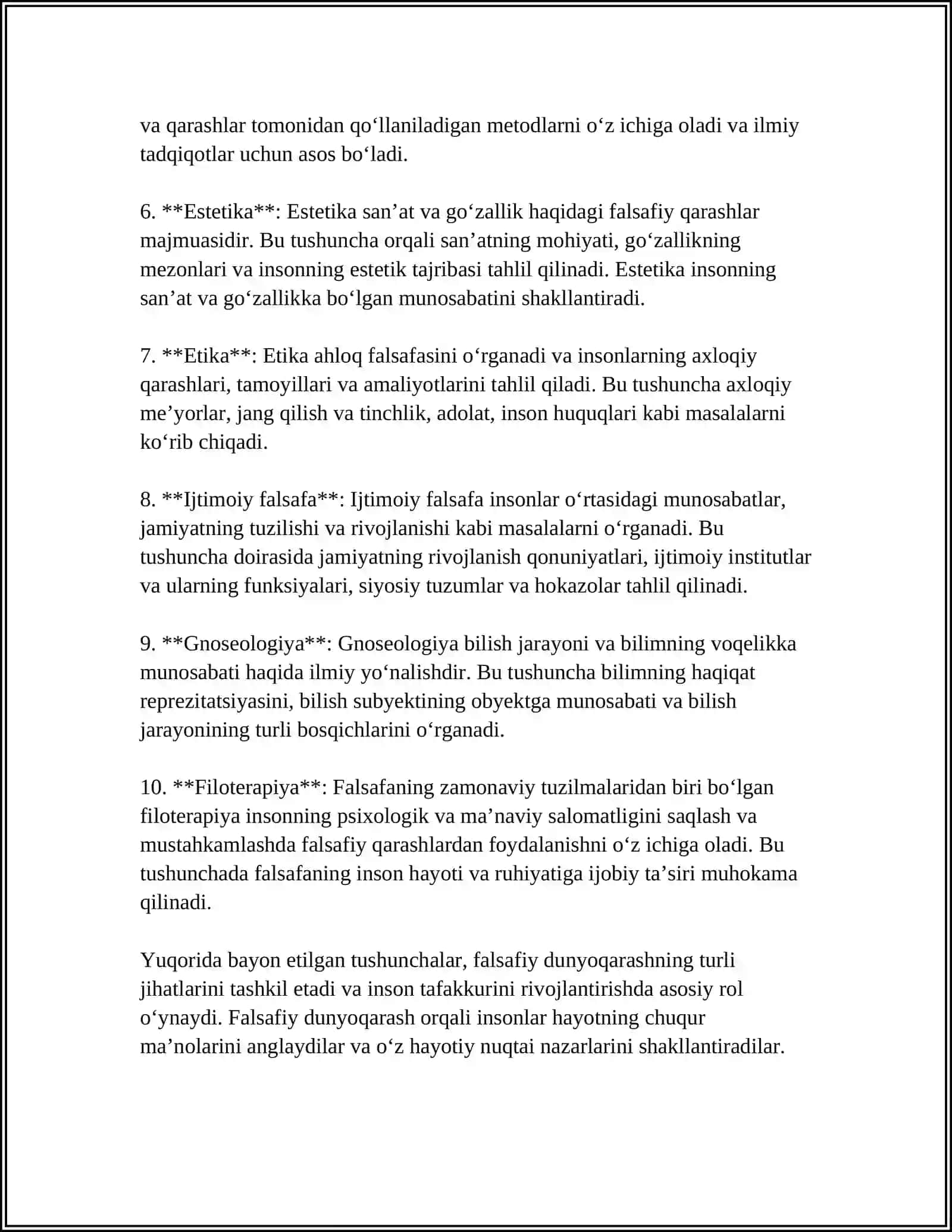 FALSAFIY DUNYOQARASHNING MOHIYATI 4