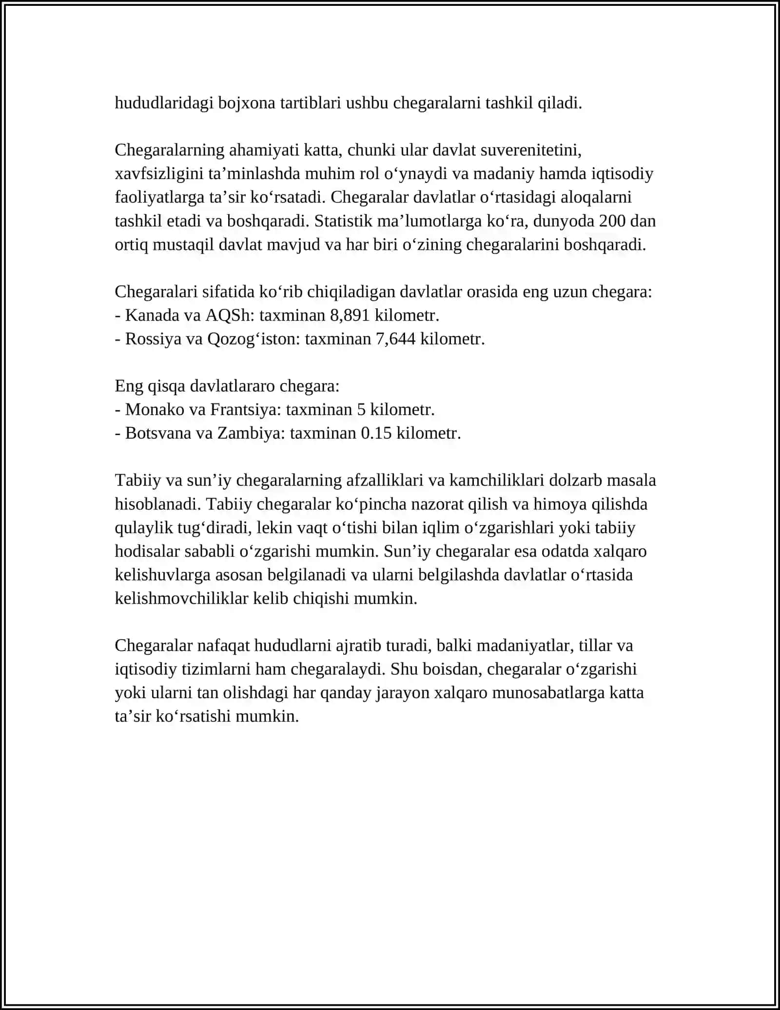 AJOYIB LIMITLAR 4