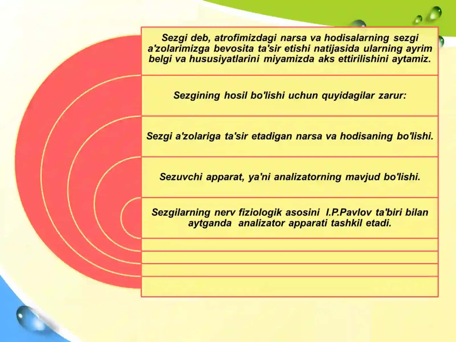 Sezgi uning xususiyatlari 4