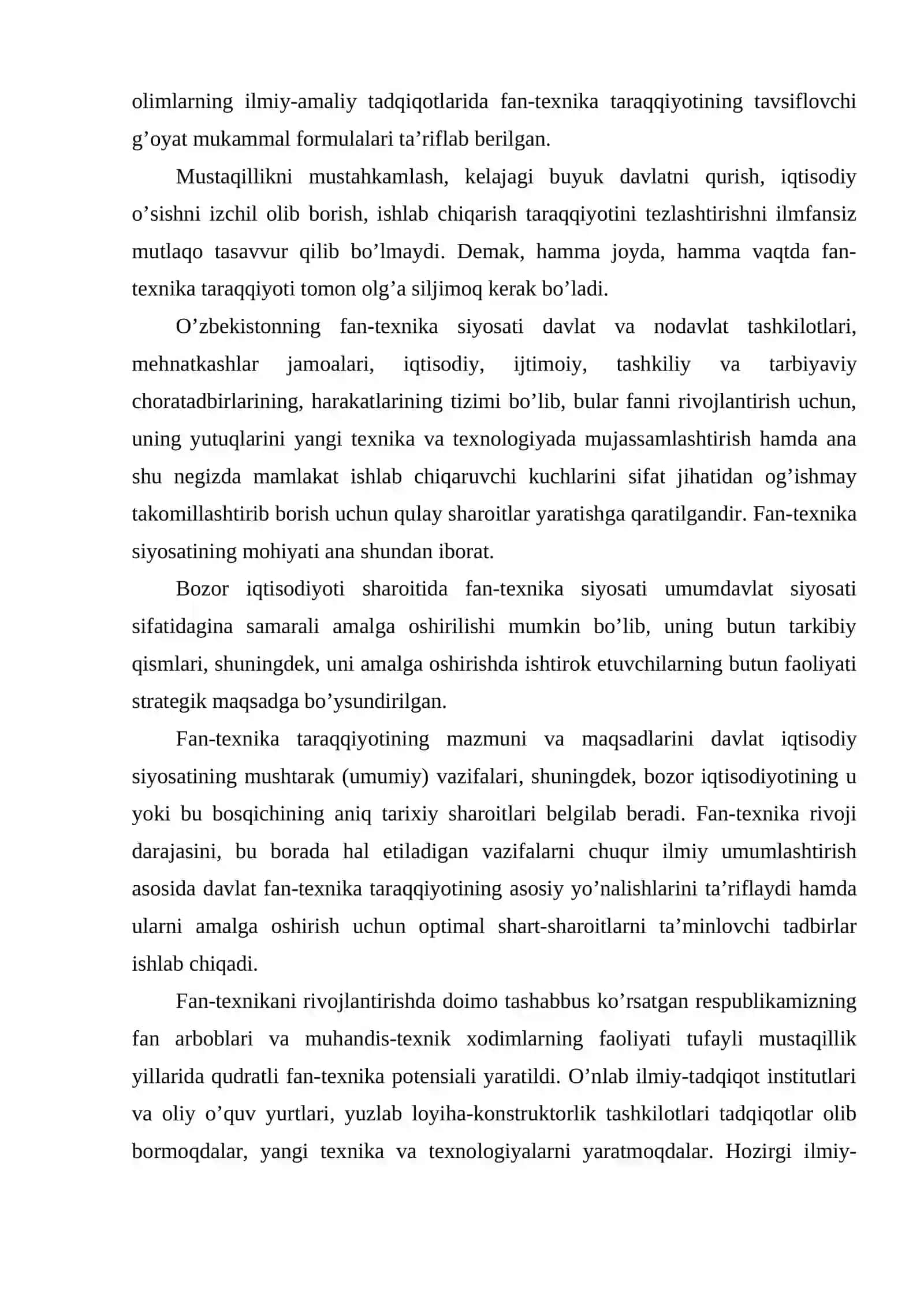 Fan-texnika taraxkiyoti va innovatsion 4