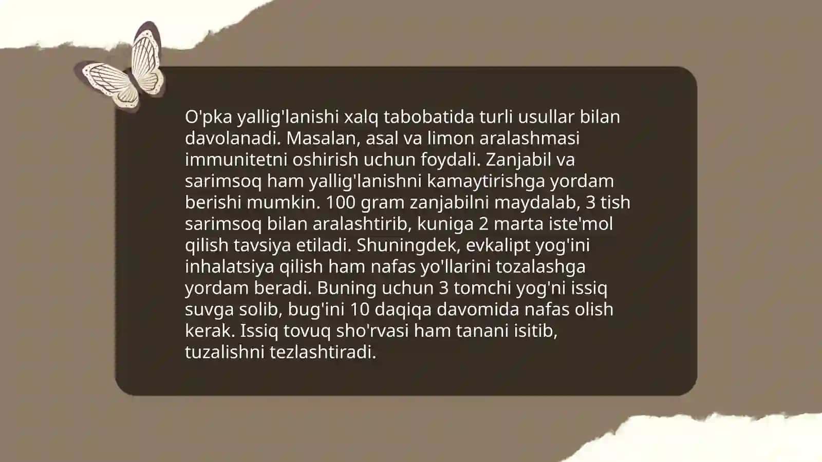 Bolalarda o'pka kasalliklari va xalq tabobati 4
