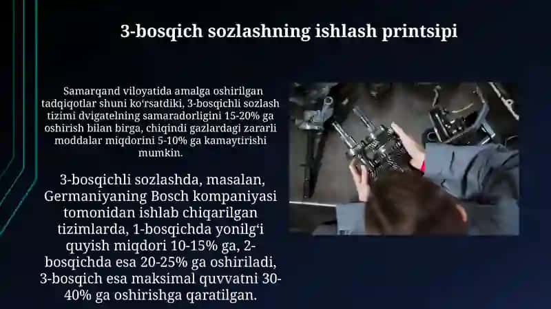 Avtomobillarda Stage1, Stage2 va Stage3 tuning turlari va ularning ishlash prinspi o'zgarishlari 4