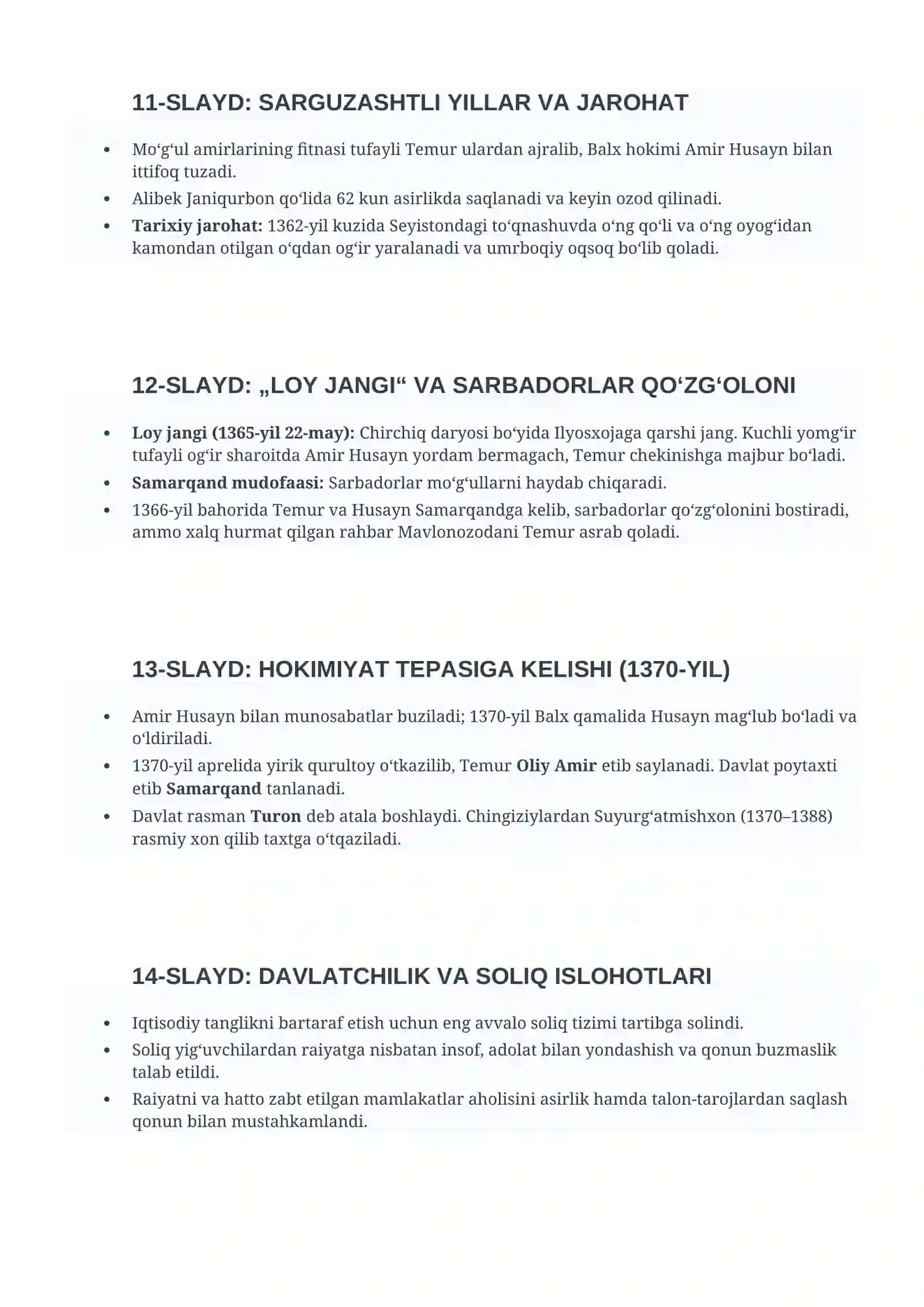 AMIR TEMUR — BUYUK SARKARDA VA DAVLAT ARBOBI 4