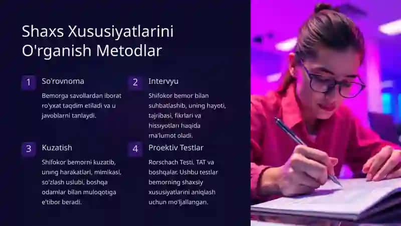 Tibbiyotda Psixodiagnostik Metodlar 4