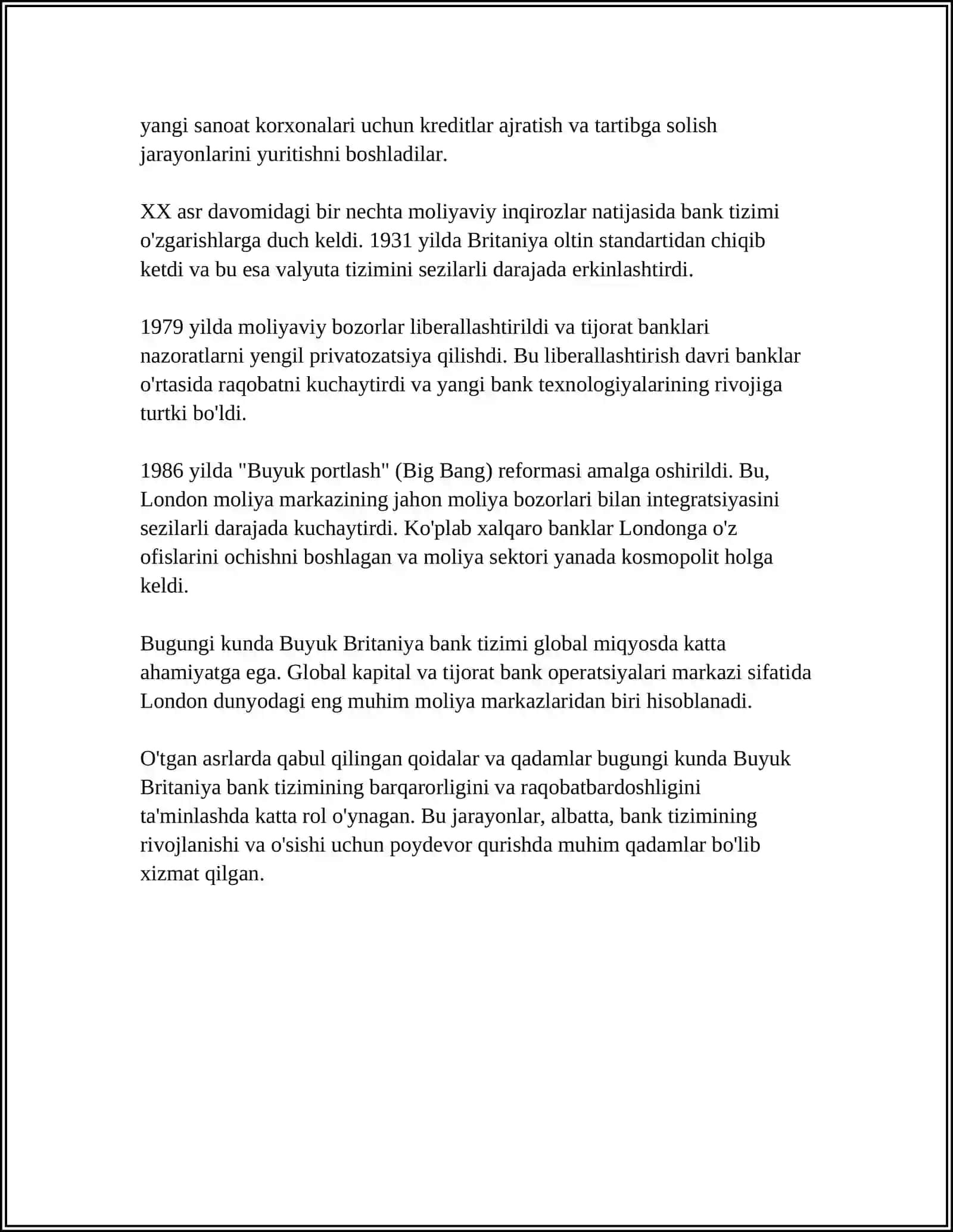 BUYUK BRITANIYA BANK TIZIMI 4