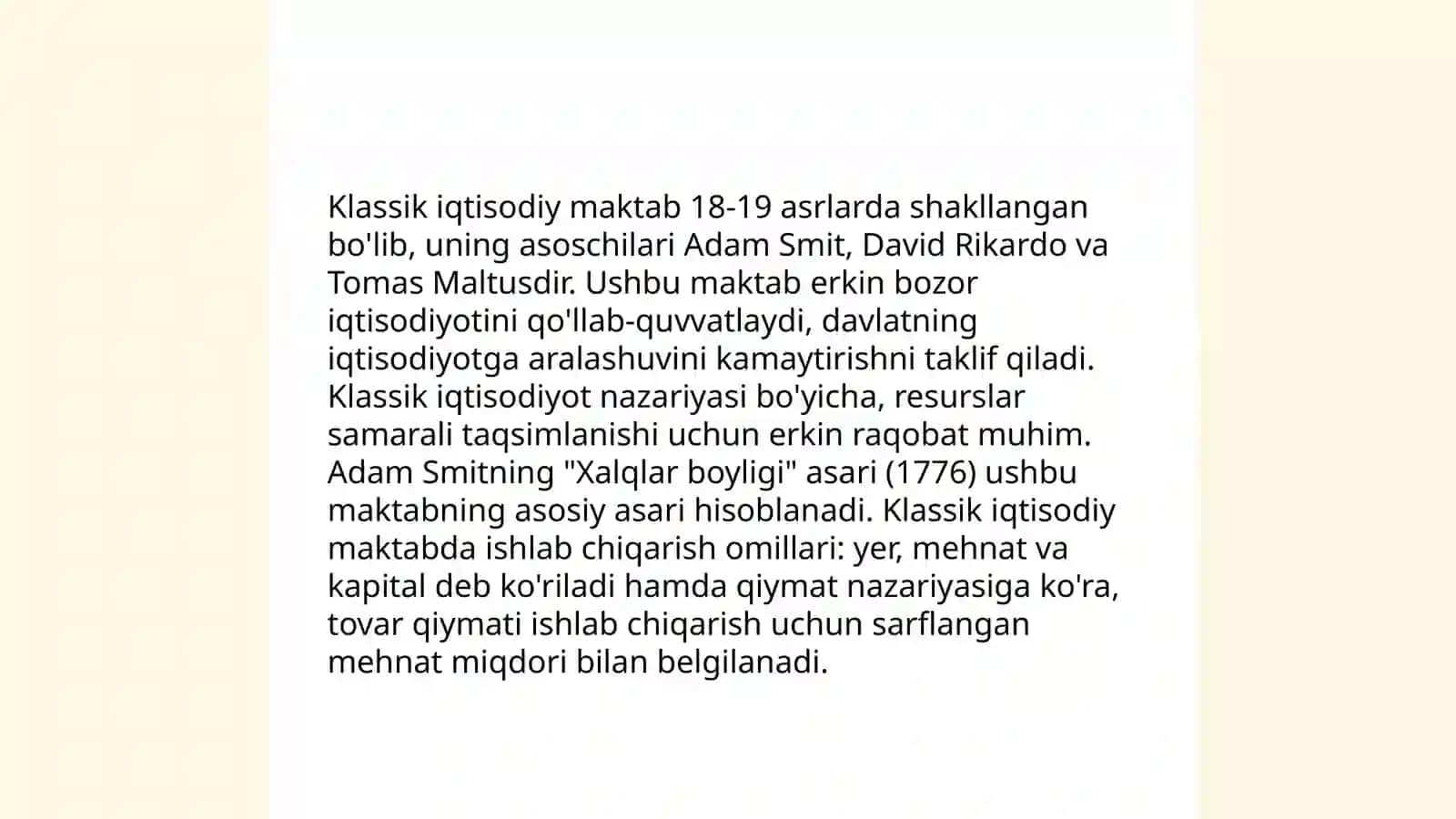 Hozirgi zamon iqtisodiy taʼlimotlari shakllanishi va rivojlanishi 4