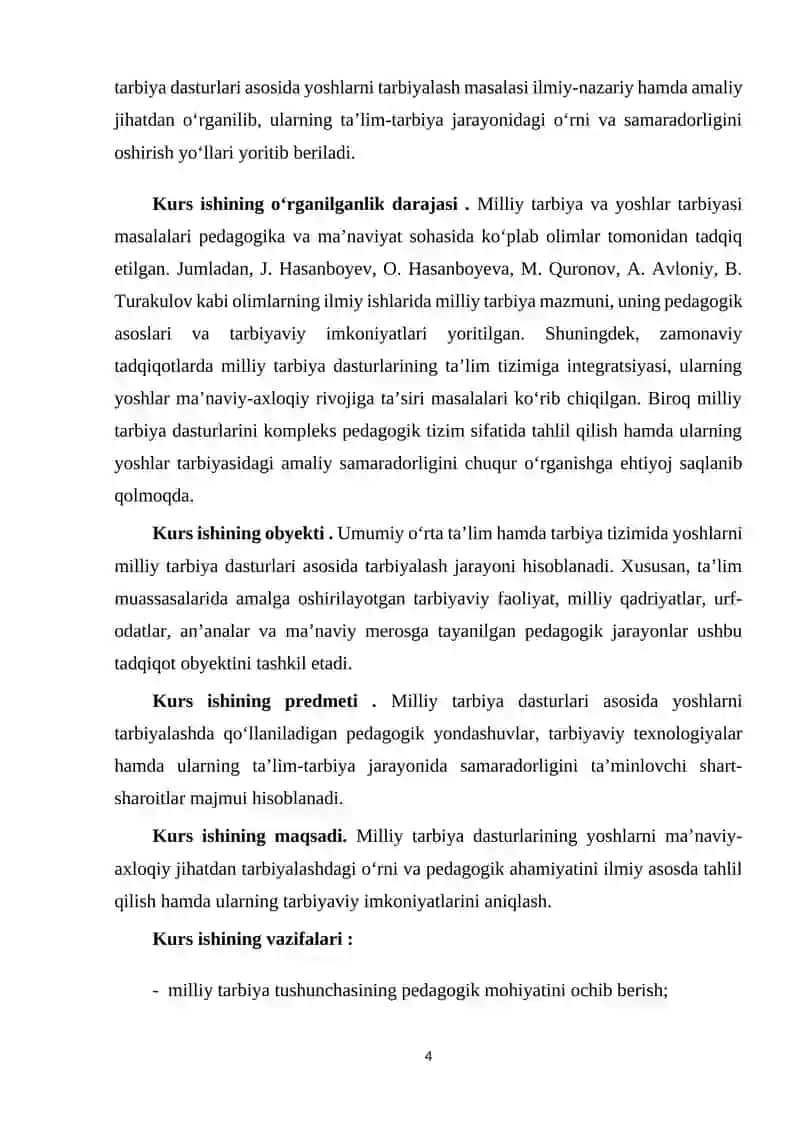 MILLIY TARBIYA DASTURLARI ASOSIDA YOSHLARNI TARBIYALASH 4