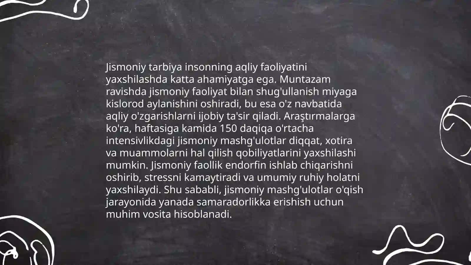 Jismoniy tarbiyaning inson kamolotidagi tutgan oʻrni 4