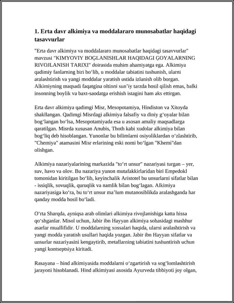 KIMYOVIY BOĢLANISHLAR HAQIDAGI ĢOYALARNING RIVOJLANISH TARIXI 4
