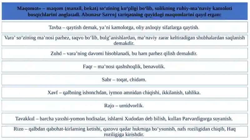 TASAVVUF TAʼLIMOTINING SHARQMADANIYATIGA TA`SIRI 4