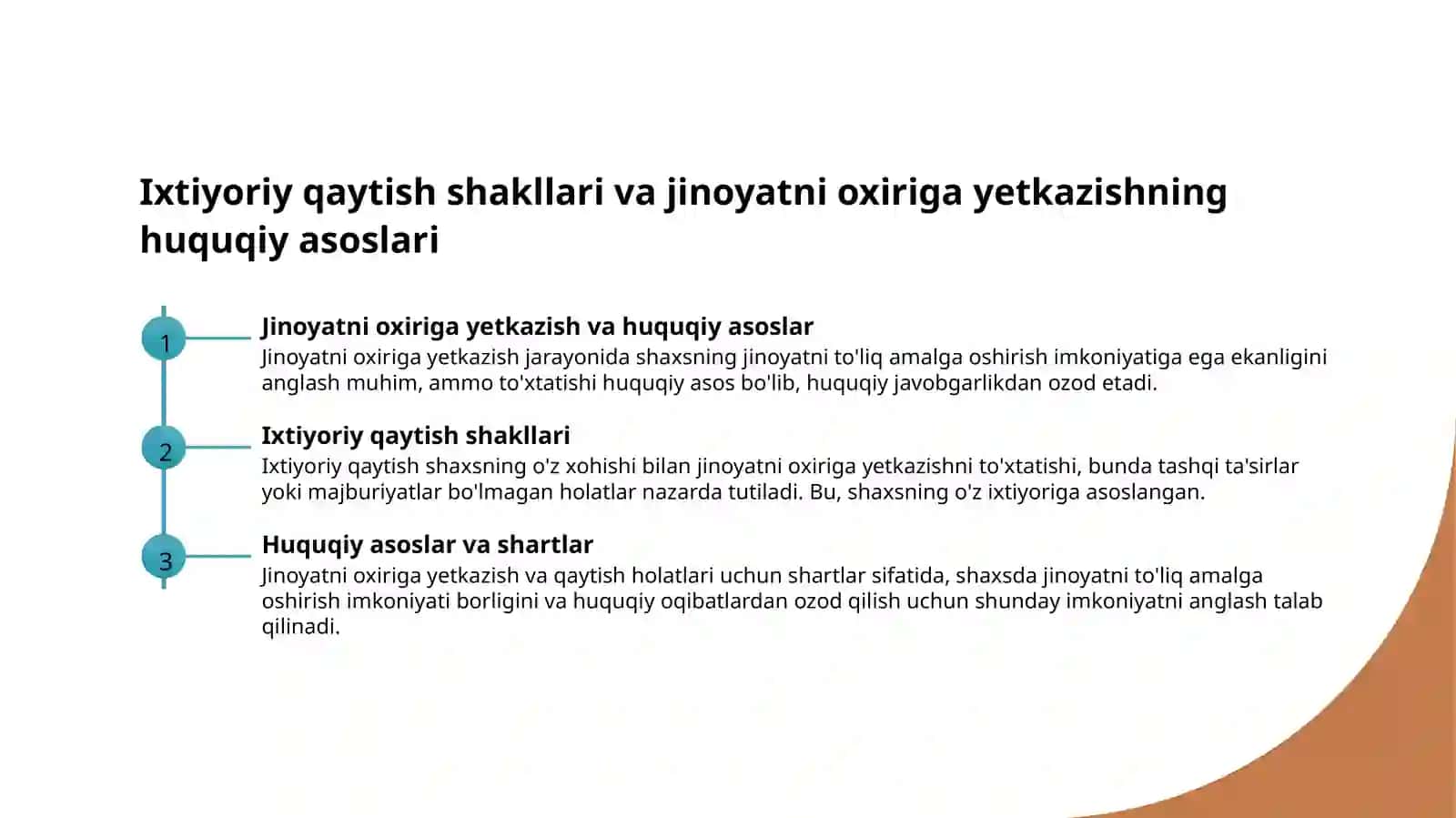 Jinoyat sodir etishdan ixtiyoriy qaytish 4