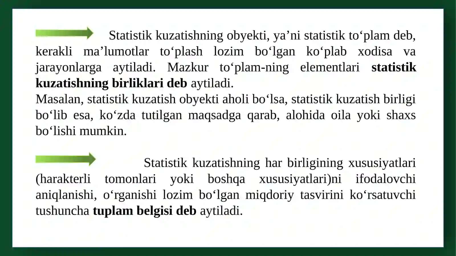 Statistik ma’lumotlarni to‘plash nazariyasi va amaliyoti 4
