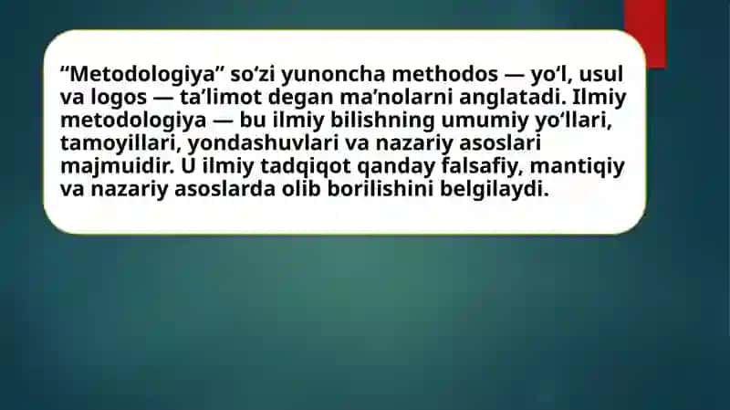 Tadqiqotmetodologiyasi va metodikasi 4