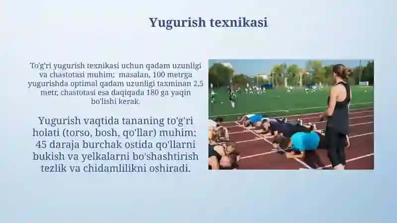 Yosh sportchilar bilan yengil atletika mashgʻulotlari 4