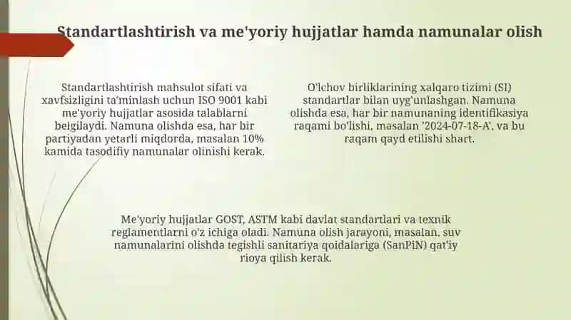 Mahsulot sifatsizligini laboratoriya tekshirish 4