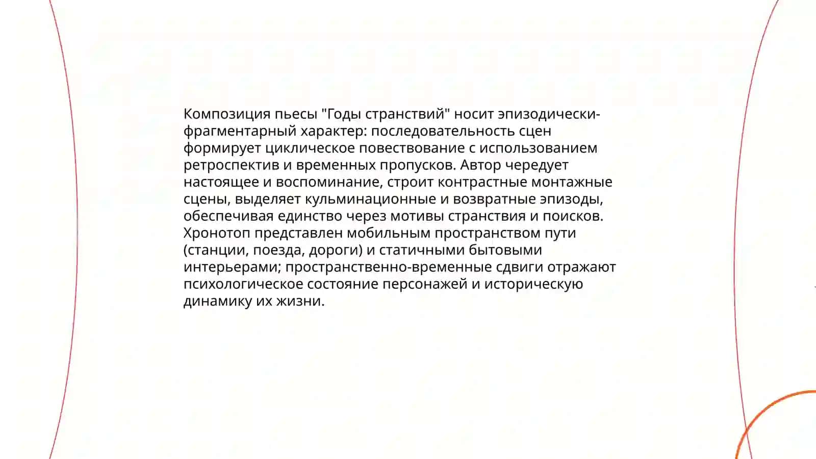 Специфика пьесы А.Арбузова "Годы странствий" 4
