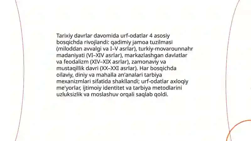 Urf-odatlar va tarbiya: nazariy asoslar 4