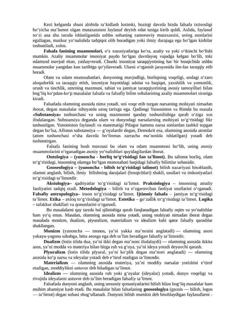 Falsafa va uning jamiyat hayotidagi roli 4