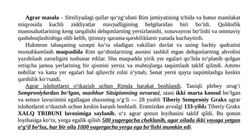MILADDAN AVVALGI II-I ASRLARDA RIMNING IQTISODIY VA IJTIMOIY RIVOJLANISHI 4