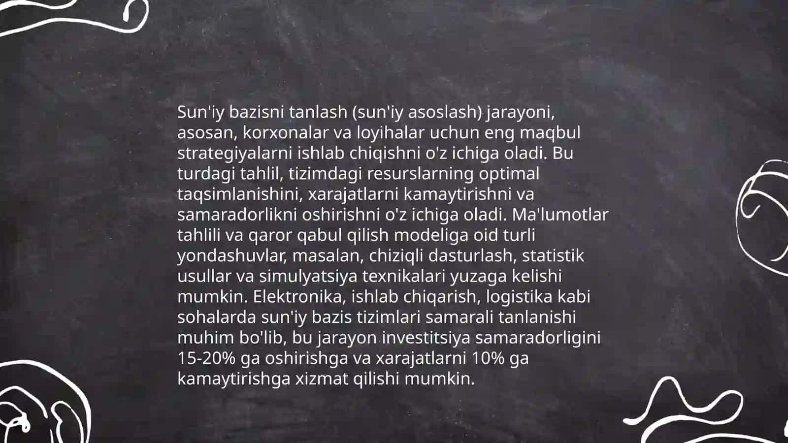 Suniy bazis usuli 4