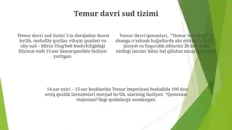 Temur tuzuklarining oʻrganilishi 4