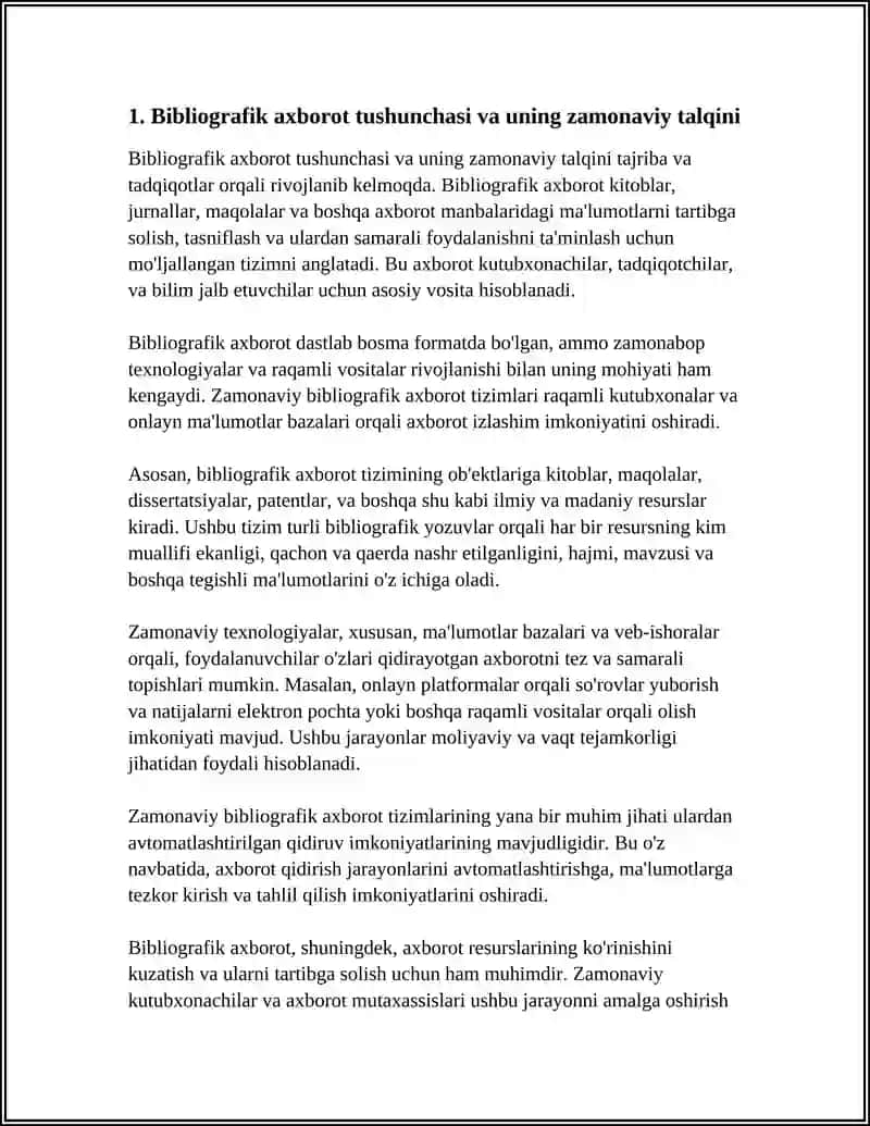 BIBLIOGRAFIK AXBOROTNING ZAMONAVIY TUSHUNCHASI 4