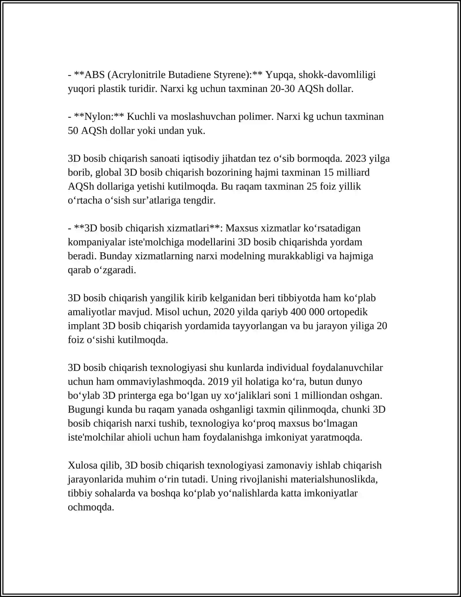MASHINASOZLIK SOHASIDAGI YANGI TEXNOLOGIYALAR 4