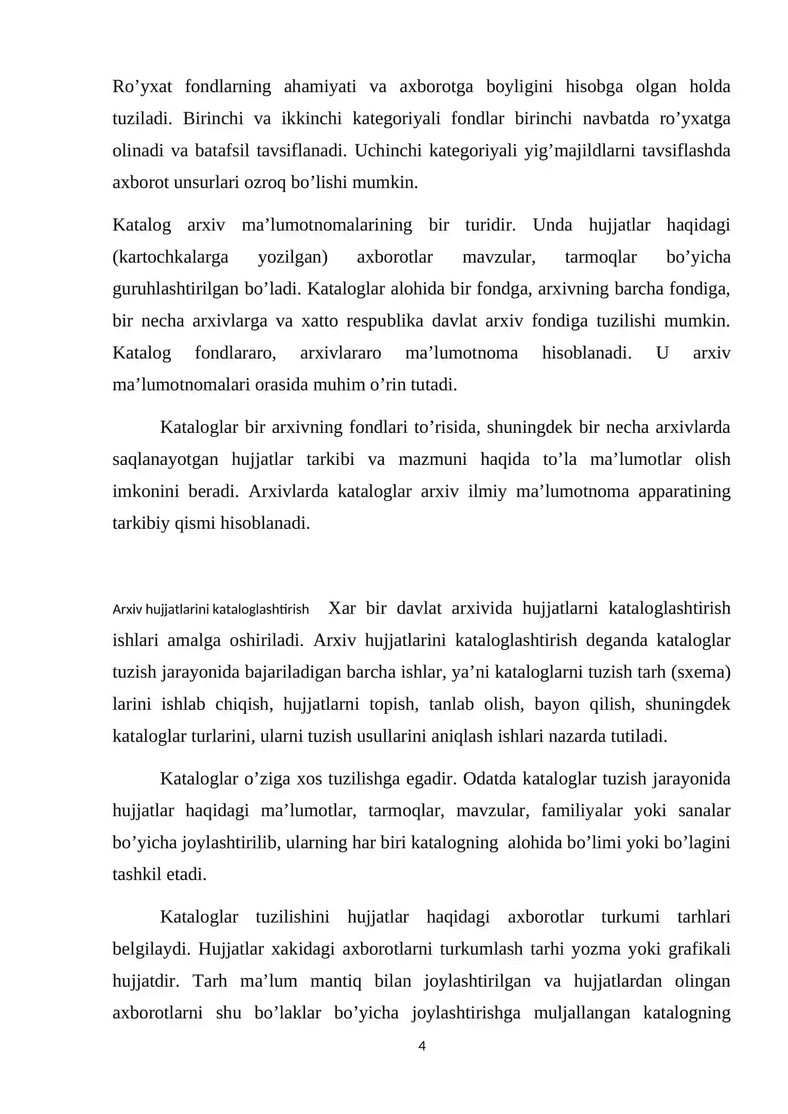 Arxiv xujjatlarini kataloglashtirish 4