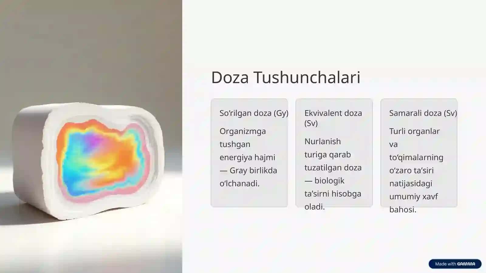 Dozimetrik Nazoratning Nazariy Asoslari 4