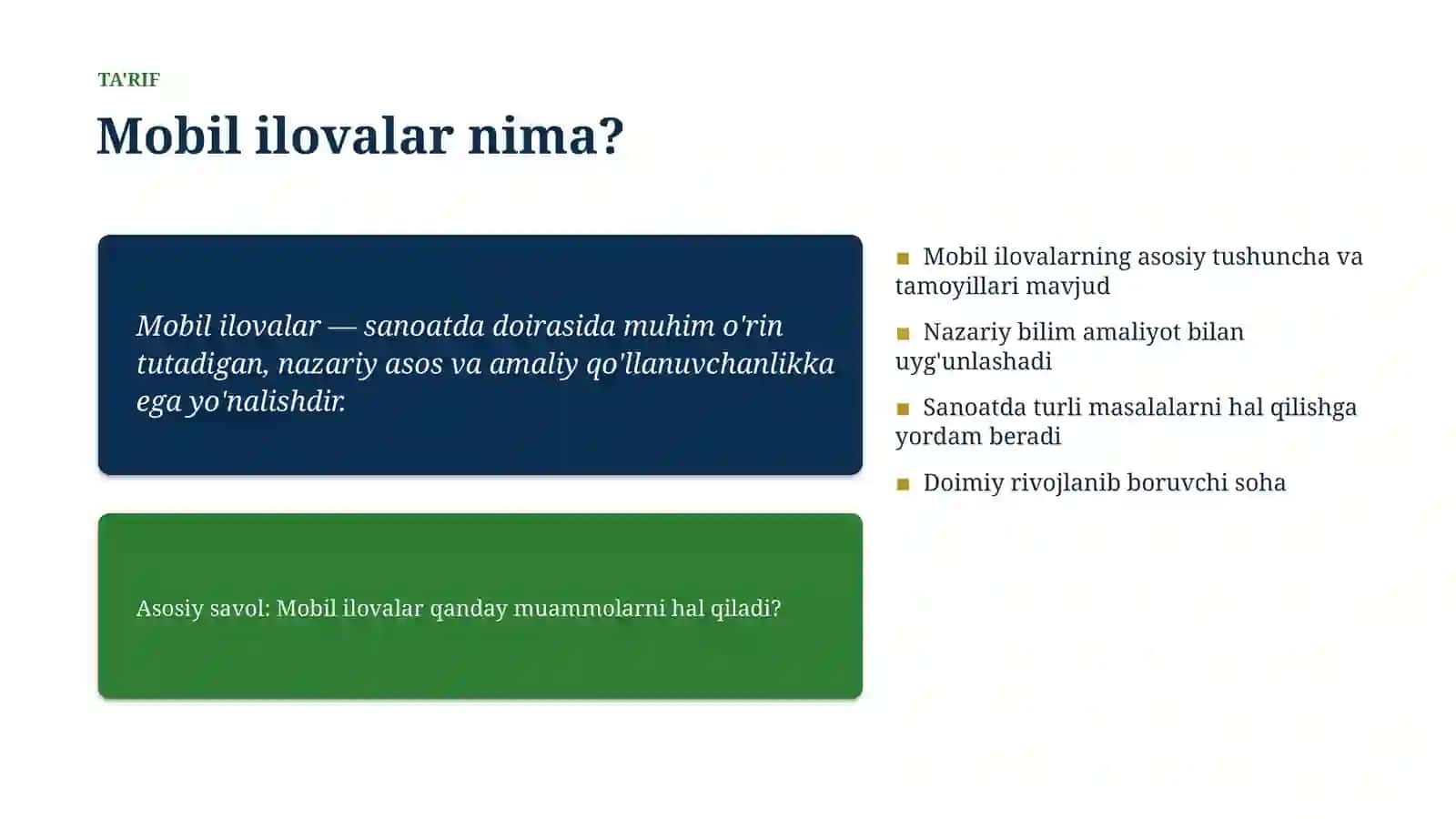 Mobil ilovalar 4